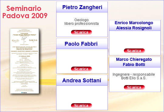 Seminario Padova 2009